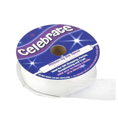 CELEBRATE RIBBON ORGANDIE 20MM X 5M