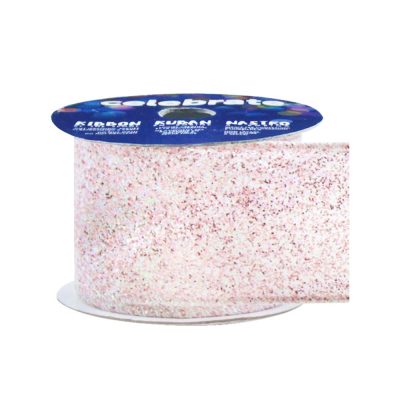 CELEBRATE RIBBON METALLIC GLITTER 38MM X 2M