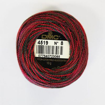 DMC COLORIS PERLE NO.8 BALLS 416.8 BX10 X 80M