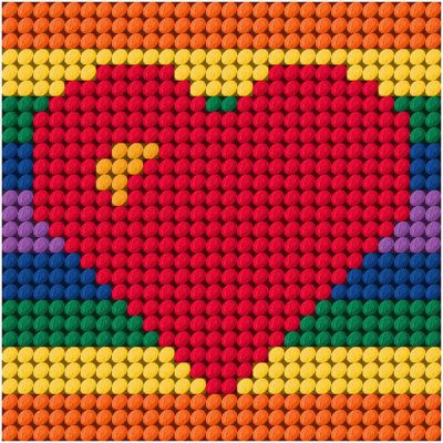 HEART CS KIT 14X14CM
