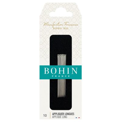 BOHIN APPLIQUE LONG NEEDLE PLUS  BEAD NO 10 X 15