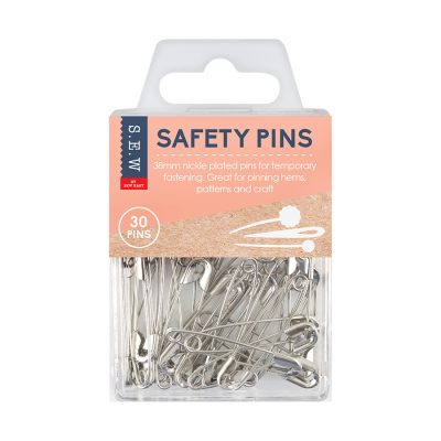 S.E.W. SAFETY PINS 38MM QTY 30