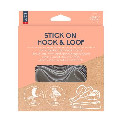 S.E.W. HOOK AND LOOP SELF STICK DISPENSER