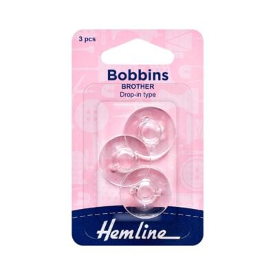 HEMLINE HANGSELL BOBBIN PLASTIC BROTHER 3PACK MOST