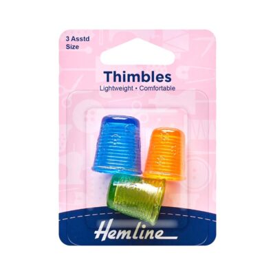 HEMLINE HANGSELL THIMBLE LIGHT WEIGHT 3 SIZES