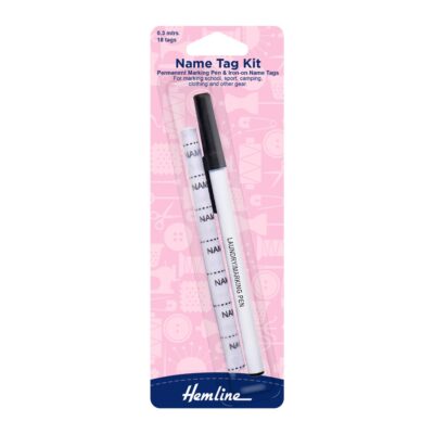 HEMLINE HANGSELL NAME LABEL KIT - PRINTED IRON-ON