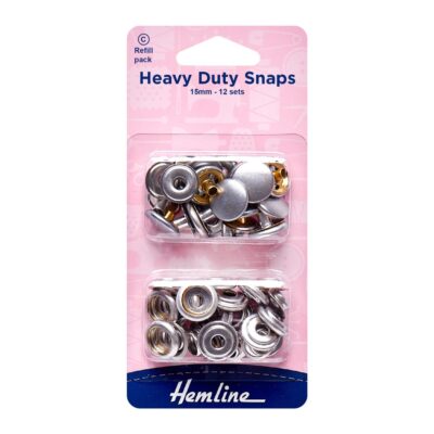 HEMLINE HANGSELL SNAP HEAVY DUTY 15MM - REFILL