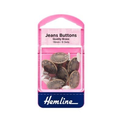 HEMLINE HANGSELL BUTTONS JEAN FANCY TOP