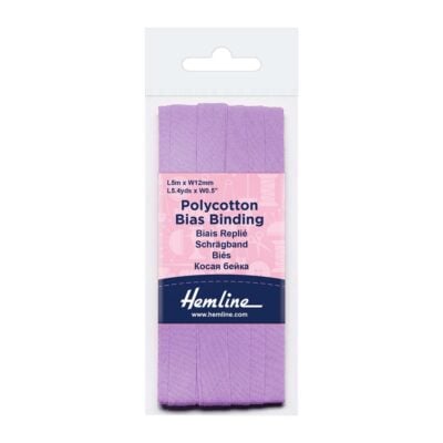 HEMLINE HANGSELL BIAS BINDING 12MM X 5M