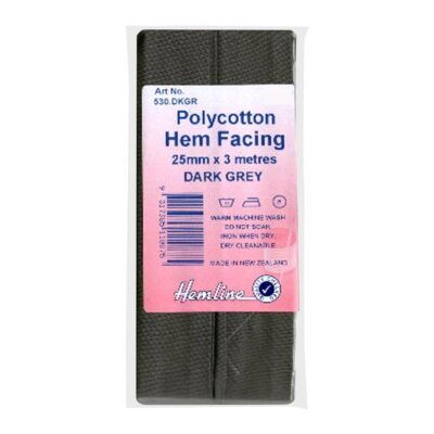 HEMLINE HANGSELL BIAS HEM FACING 25MM X 3M