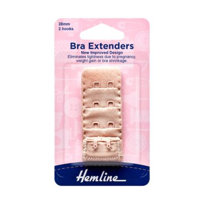 HEMLINE HANGSELL BRA BACK EXPANDER 28MM - 2 HOOK