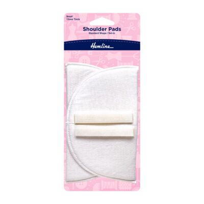 HEMLINE SHOULDER PAD COVERED SET-IN 13MM SMALL - W