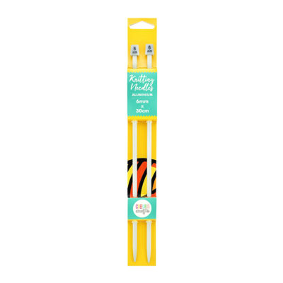 COLOURME KNITTING NEEDLE 30CM - 6.00MM