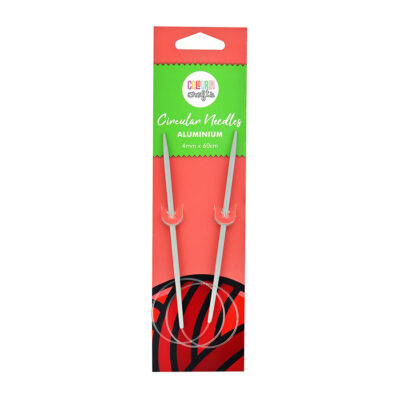 COLOURME CIRCULAR NEEDLE-60CM-4.00MM ALUMINIUM