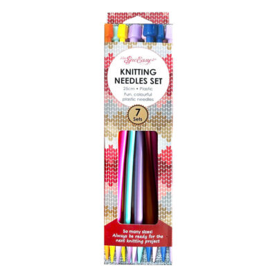 SEW EASY ASSORTED  KNITTING NEEDLES 25CM