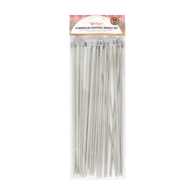 SEW EASY ASSORTED ALUMINIUM  KNITTING NEEDLES 30CM