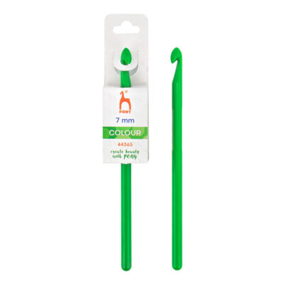 PONY COLOURED CROCHET HOOKS 15 X 7MM
