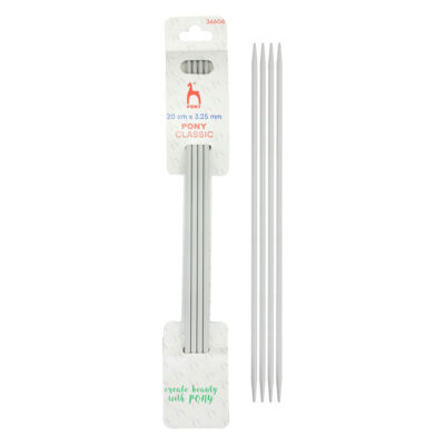 PONY KP DOUBLE ENDED (SO4) 20CM X 3.25MM ALUMINIUM
