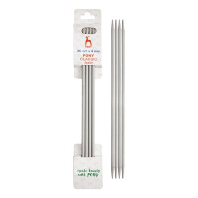 PONY KP DOUBLE ENDED (SO4) 20CM X 4MM ALUMINIUM