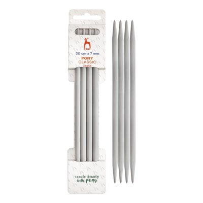 PONY KP DOUBLE ENDED (SO4) 20CM X 7MM PLASTIC