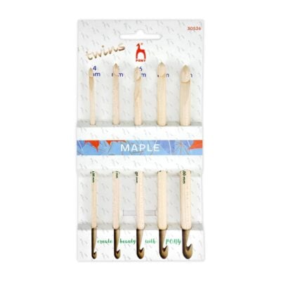 PONY MAPLE CROCHET HOOKS DOUBLE ENDED 15CM ASST
