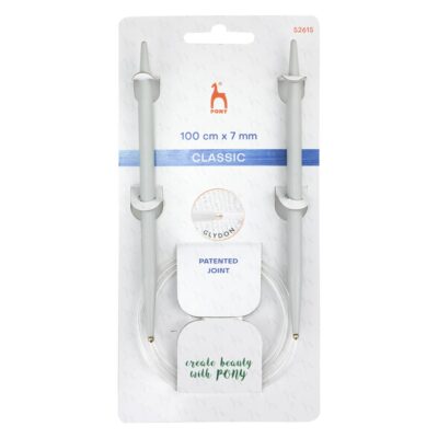 PONY CIRCULAR NEEDLES 100CM X 7MM