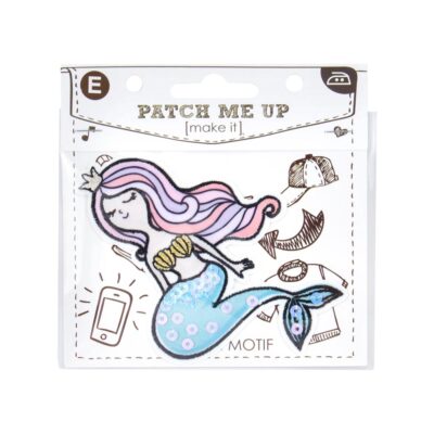 MOTIF IRON ON MERMAID SEQUINS 3PK