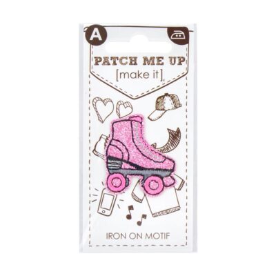 MOTIF IRON ON ROLLER SKATE 3PK