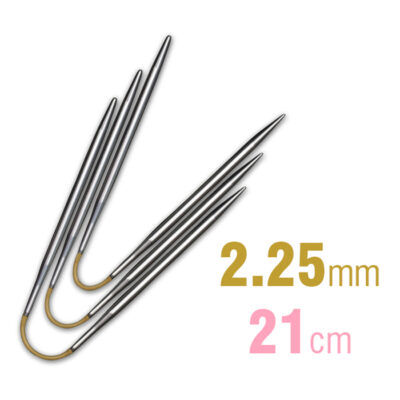 ADDI CRASY TRIO LONG METAL NEEDLES 21CM
