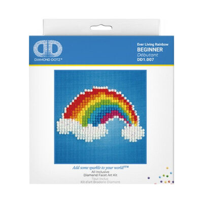 DIAMOND DOTZ EVER LIVING RAINBOW 10.2 X 10.2CM