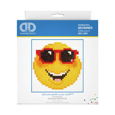 DIAMOND DOTZ SMILING FACE 10.2 X 10.2CM (4 X 4IN)