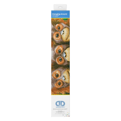 DIAMOND DOTZ ORANGING AROUND 47 X 27CM