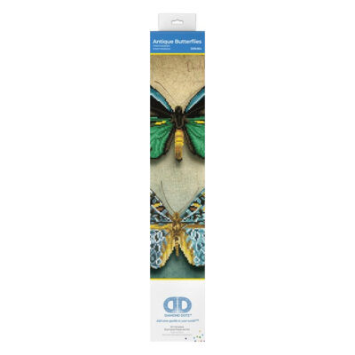 DIAMOND DOTZ ANTIQUE BUTTERFLIES 51.50 X 37.00CM