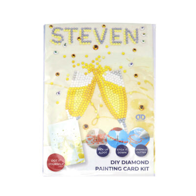 DIAMOND DOTZ PERSONALISED DIAMOND DOTZ  GREETING C