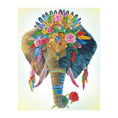 DIAMOND DOTZ BOHEMIAN ELEPHANT