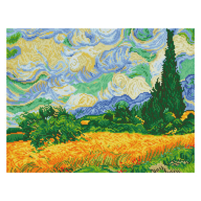 DIMOND DOTZ WHEAT FIELDS (VAN GOGH) 50.8 X 39CM