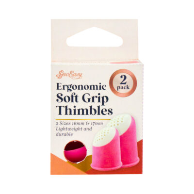 SEW EASY HANGSELL ERGONOMIC SOFT GRIP THIMBLES