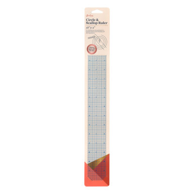 SEW EASY HANGSELL RULER CIRCLE AND SCALLOP