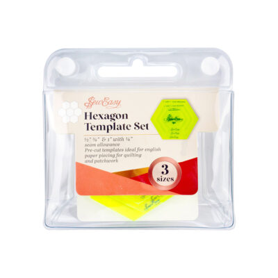 SEW EASY HANGSELL TEMPLATE SET WITH 1/4IN SEAM