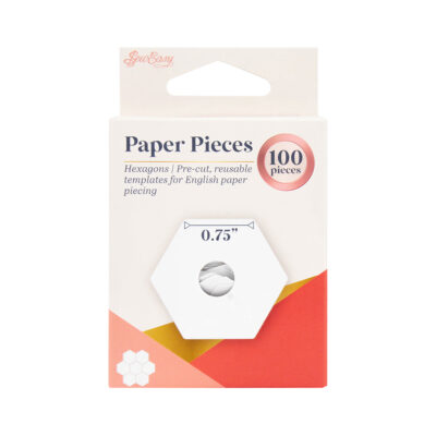 SEW EASY HANGSELL PAPER PIECES PRE CUT HEXAGON