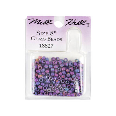 MILL HILL SIZE 8 BEAD 6 GRAMS CONFETTI AMETHYST