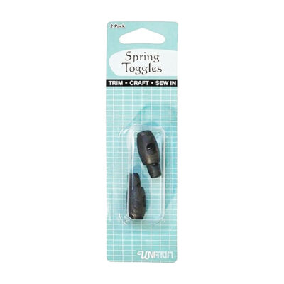 UNI TRIM SPRING TOGGLE 2 PACK BLACK