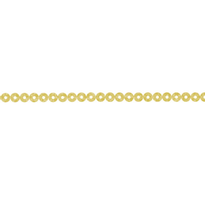 UNI TRIM SEQUINS IN CHAIN ROUND 7MM X 91M 03 GOLD