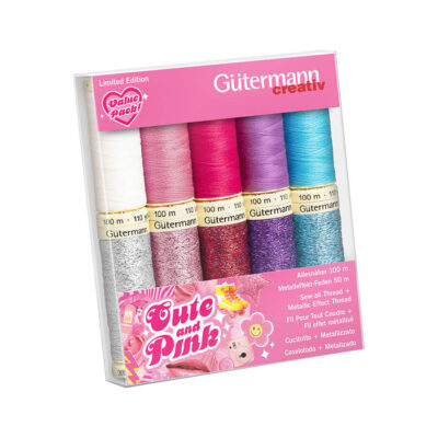 GUTERMANN CUTE & PINK BOX SET SEW-ALL THREAD 100M