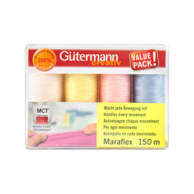 GUTERMANN MARAFLEX THREAD PASTELS SET 150M