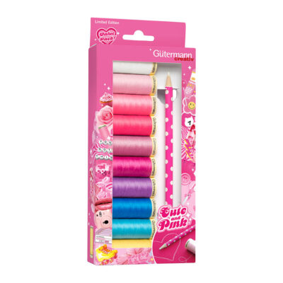 GUTERMANN CUTE & PINK BOX SET SEW-ALL THREAD 100M