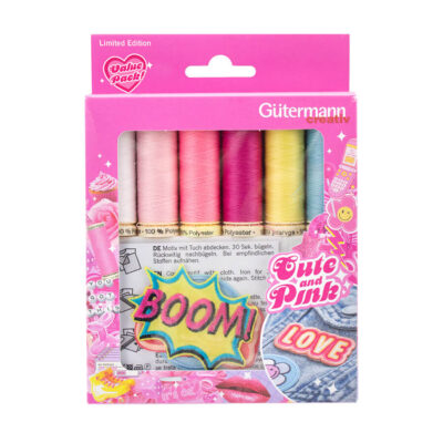 GUTERMANN CUTE & PINK BOX SET SEW-ALL THREAD 100M