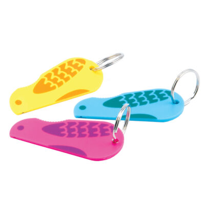CUTE SPARROW CUTTER W/ KEY CHAIN 60PC DISPLAY JAR