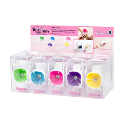 WRIST PINNY ON SLAPBAND W.MAGNET, 10PCS/DISPLAY