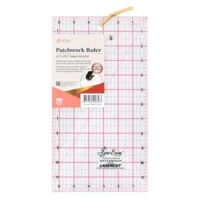 SEW EASY HANGSELL RULER QUILTERS 12IN X 6.5IN